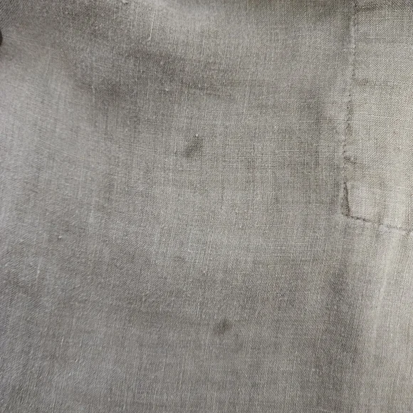 Cut Loose Lagenlook Wide Leg Sage 100% Linen Pants - Picture 5 of 11